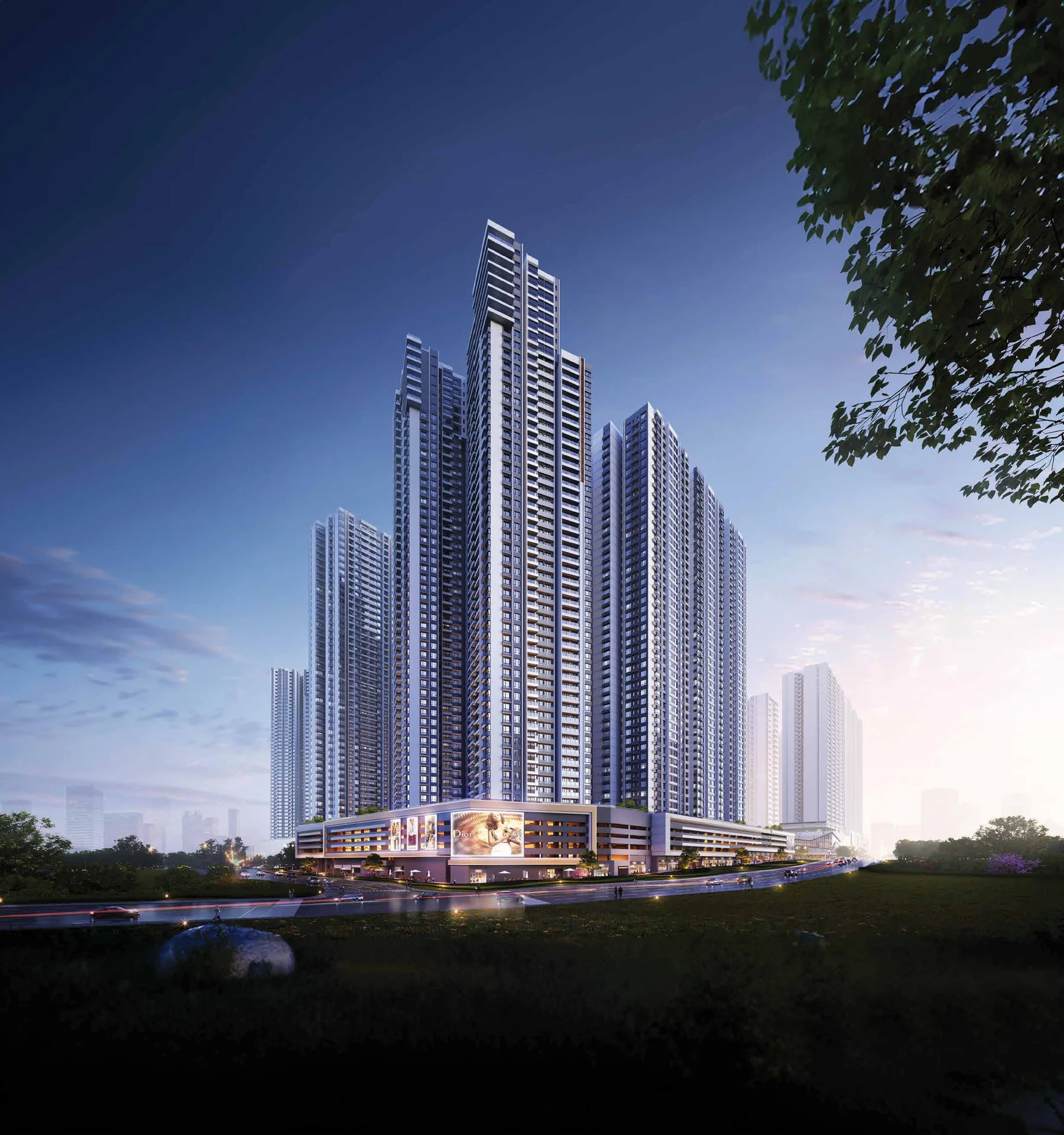 Artist’s impression of R&F Princess Cove Phase 3 towers